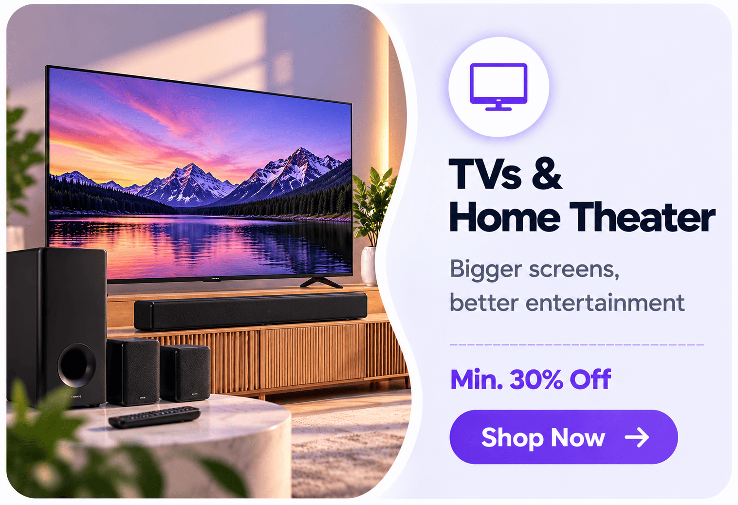 TVs & Home Theater