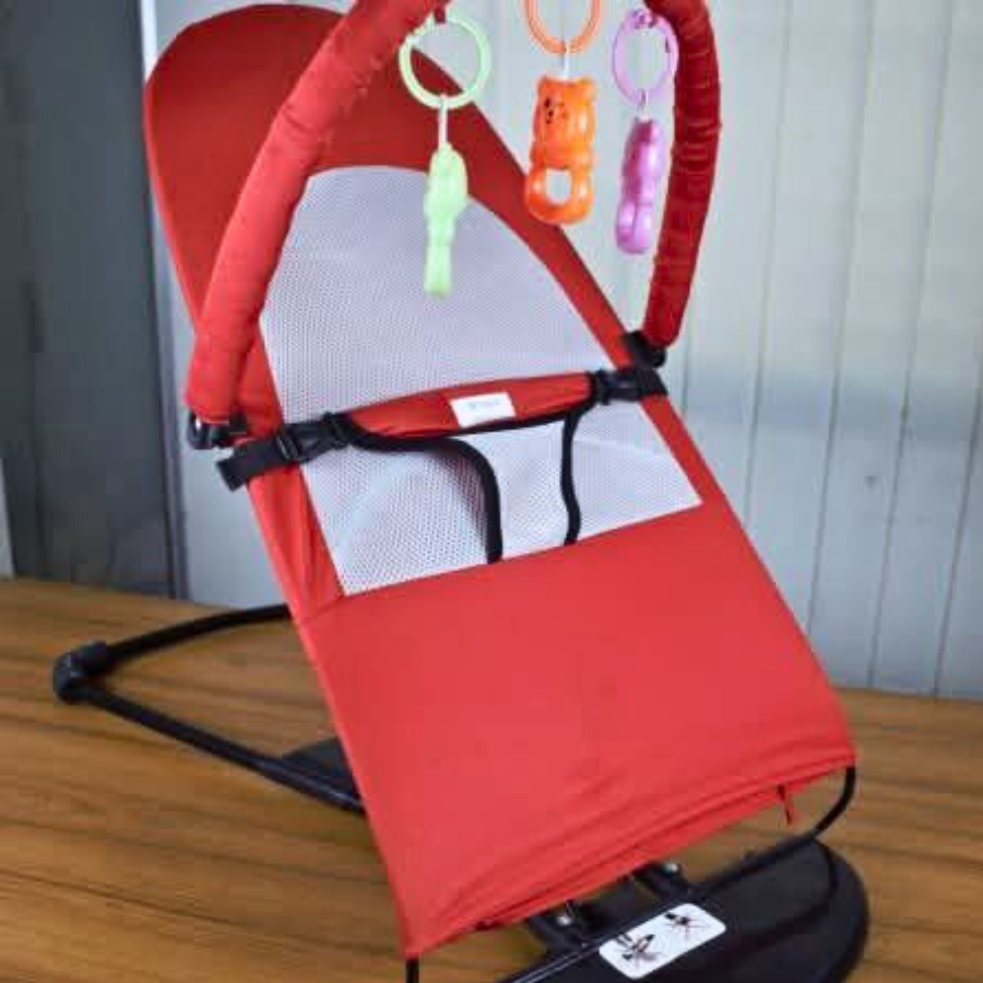 Baby Bouncer With Toy – Comfortable Cotton Seat for Babies