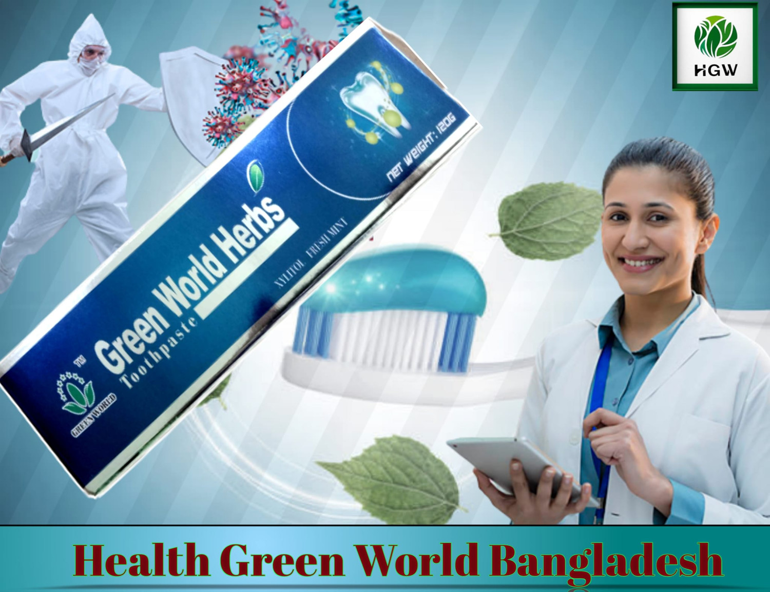 Green World Herbal Toothpaste!