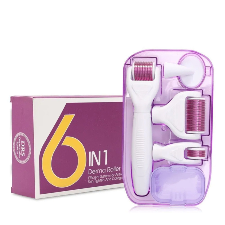 6 in 1 Derma Roller Kit for Face & Body