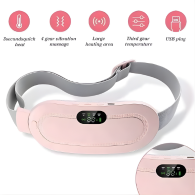 Electric Heating Pad with Vibration Slimming Massage Belt