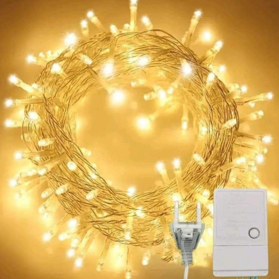 Premium Golden Fairy Light 25 Feet Warm White LED