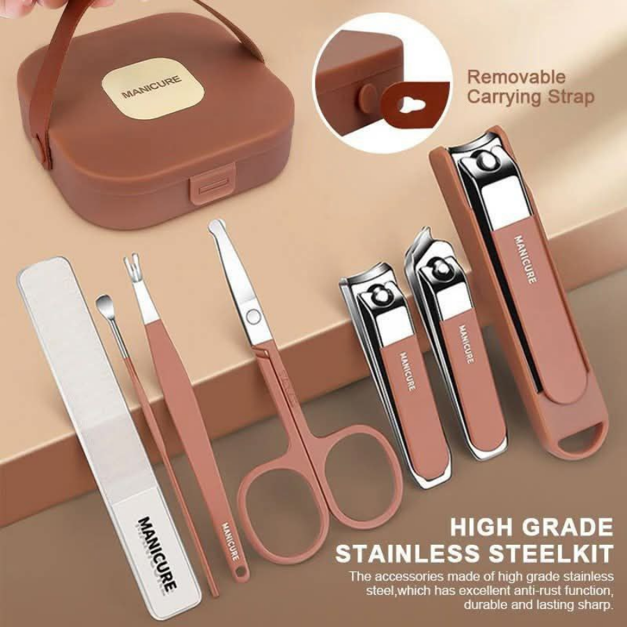 7 in 1 Manicure Pedicure Grooming Tool Set